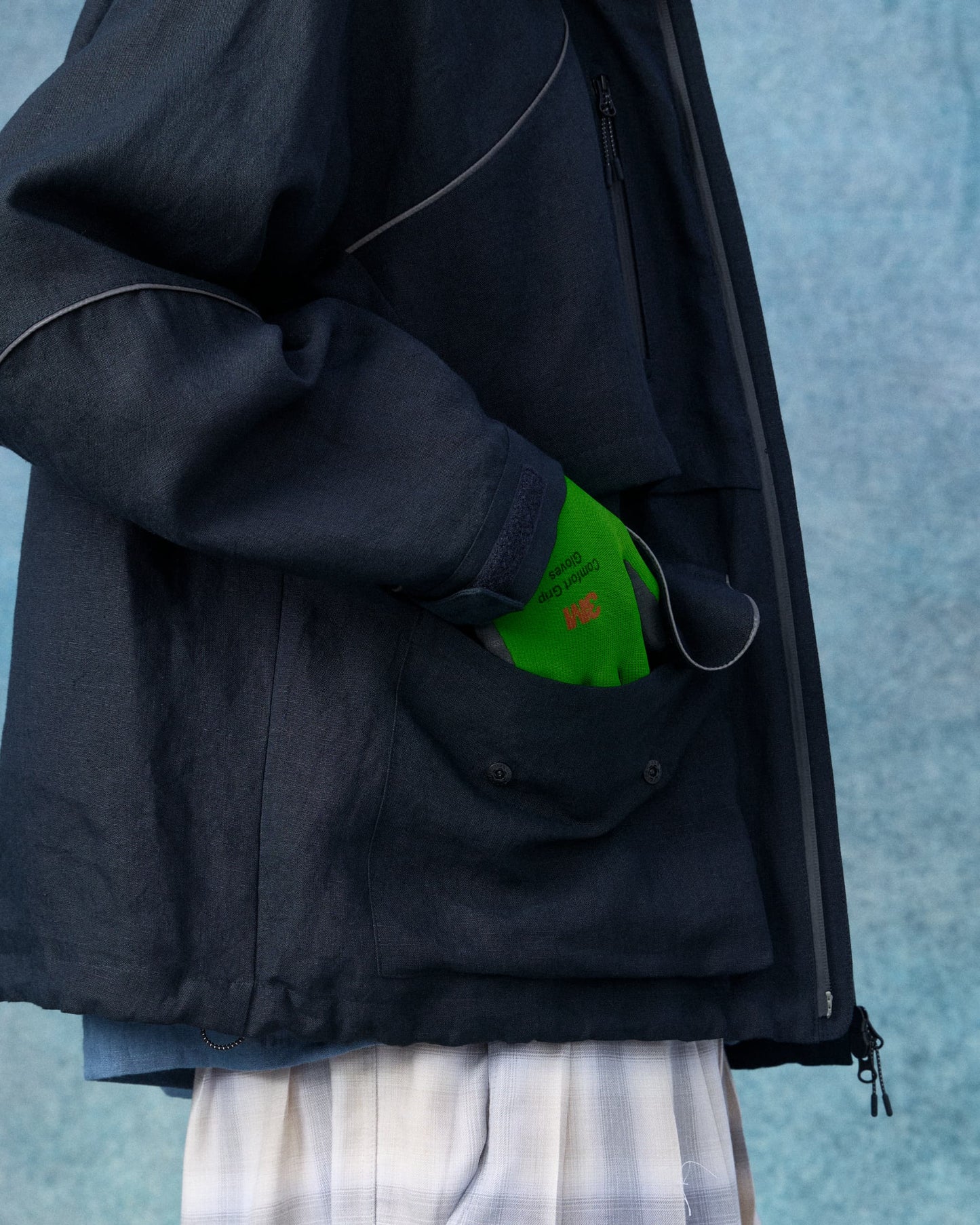 Linen Hemp Ventilated Hoodie