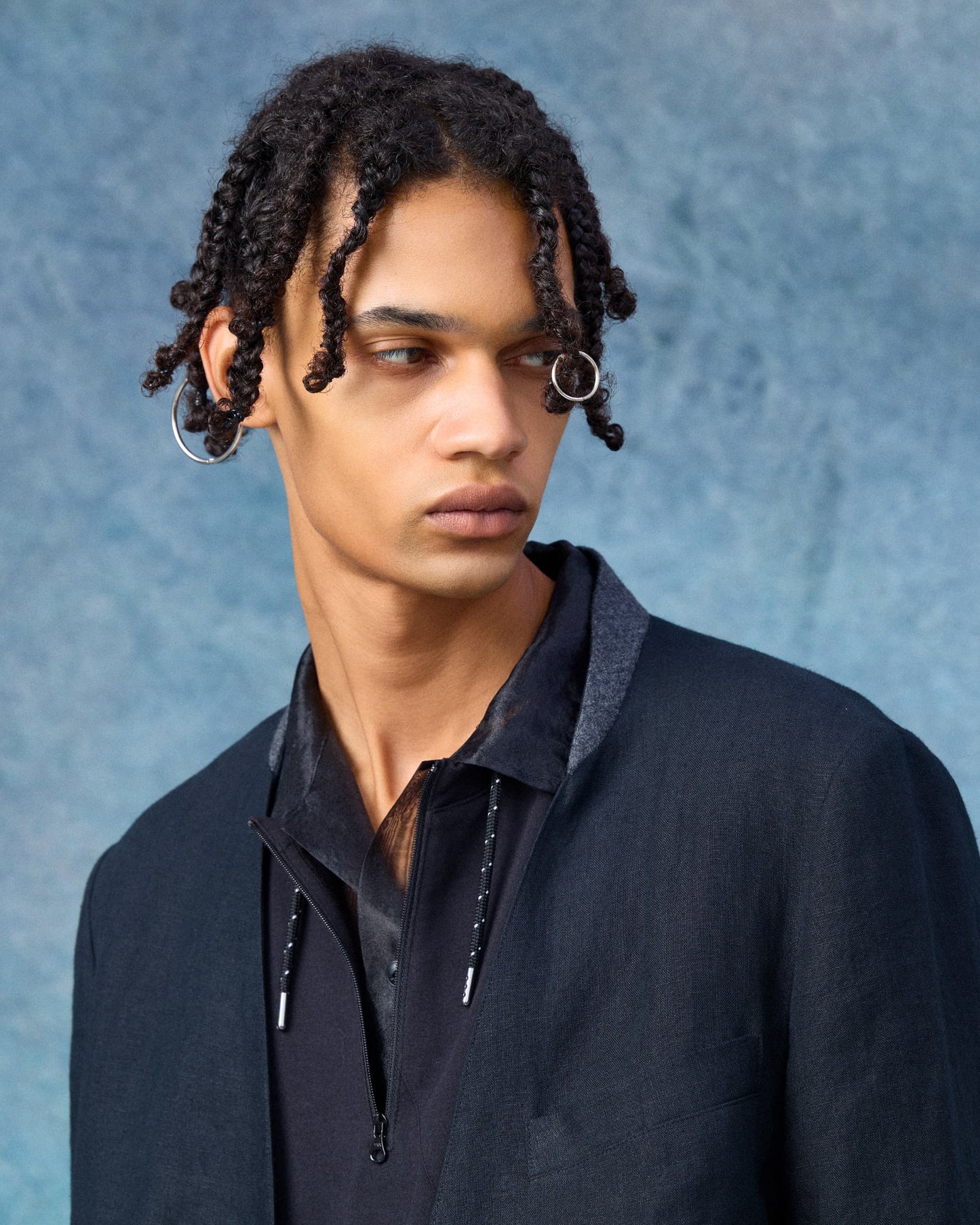 Open Collar Shirts(Organdy)