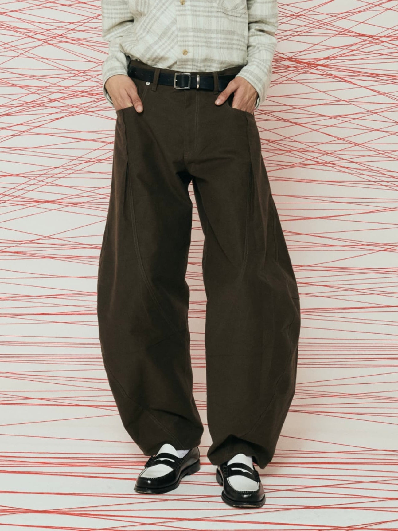 5POCKET CURVE PANTS / OLIVE