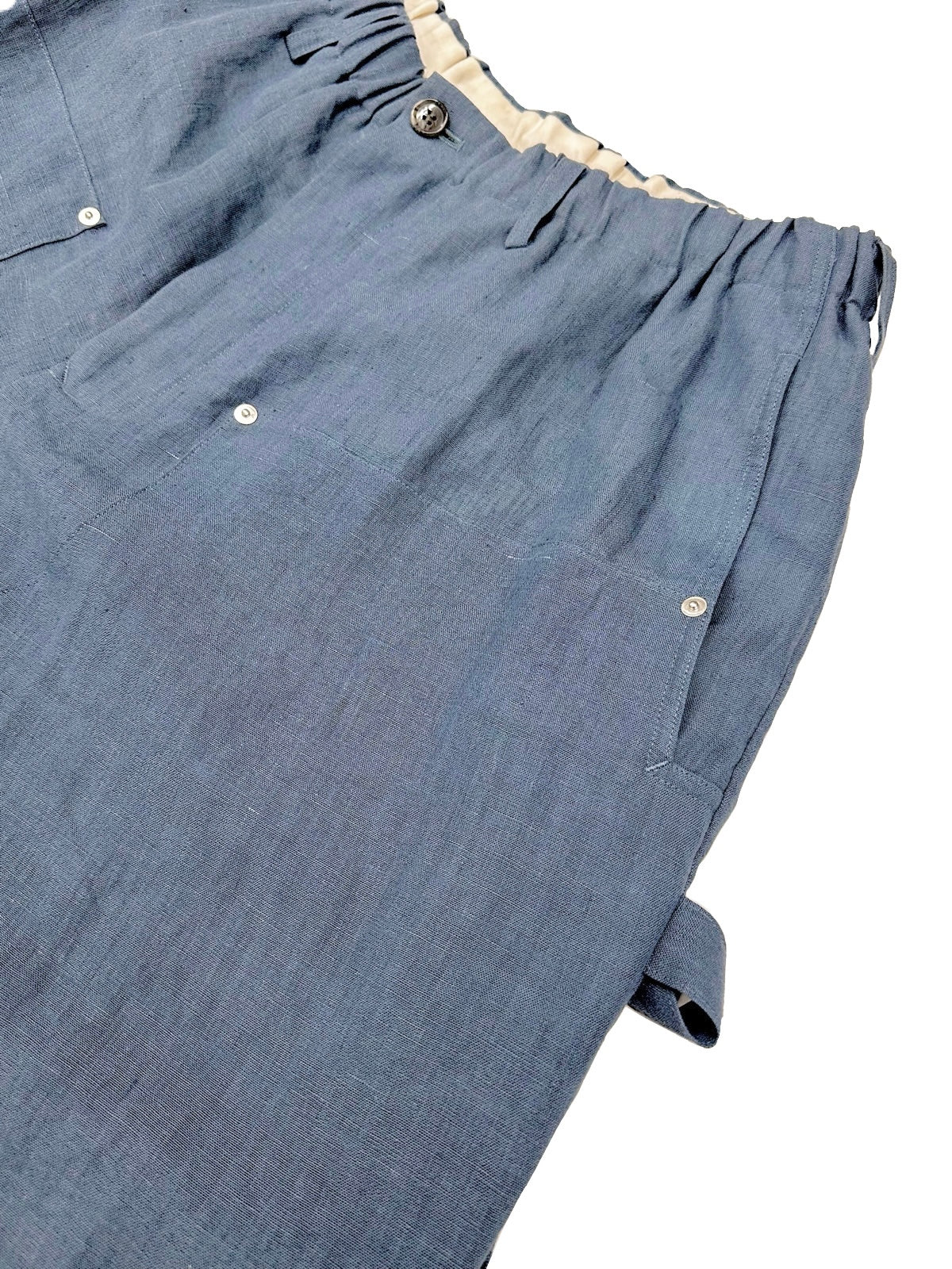 W Knee Easy Shorts(Linen)