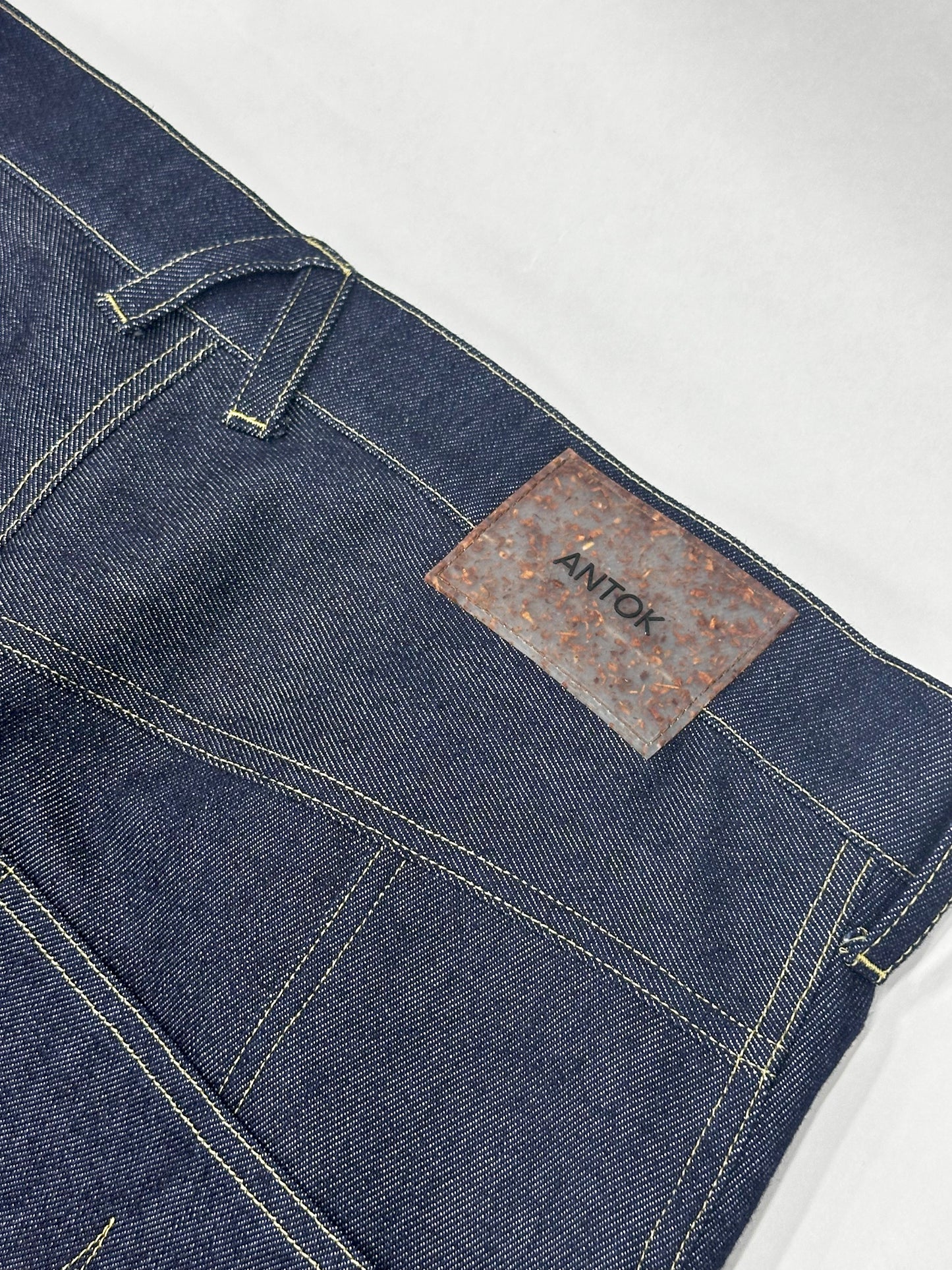 Curve Tuck Pants(Denim)