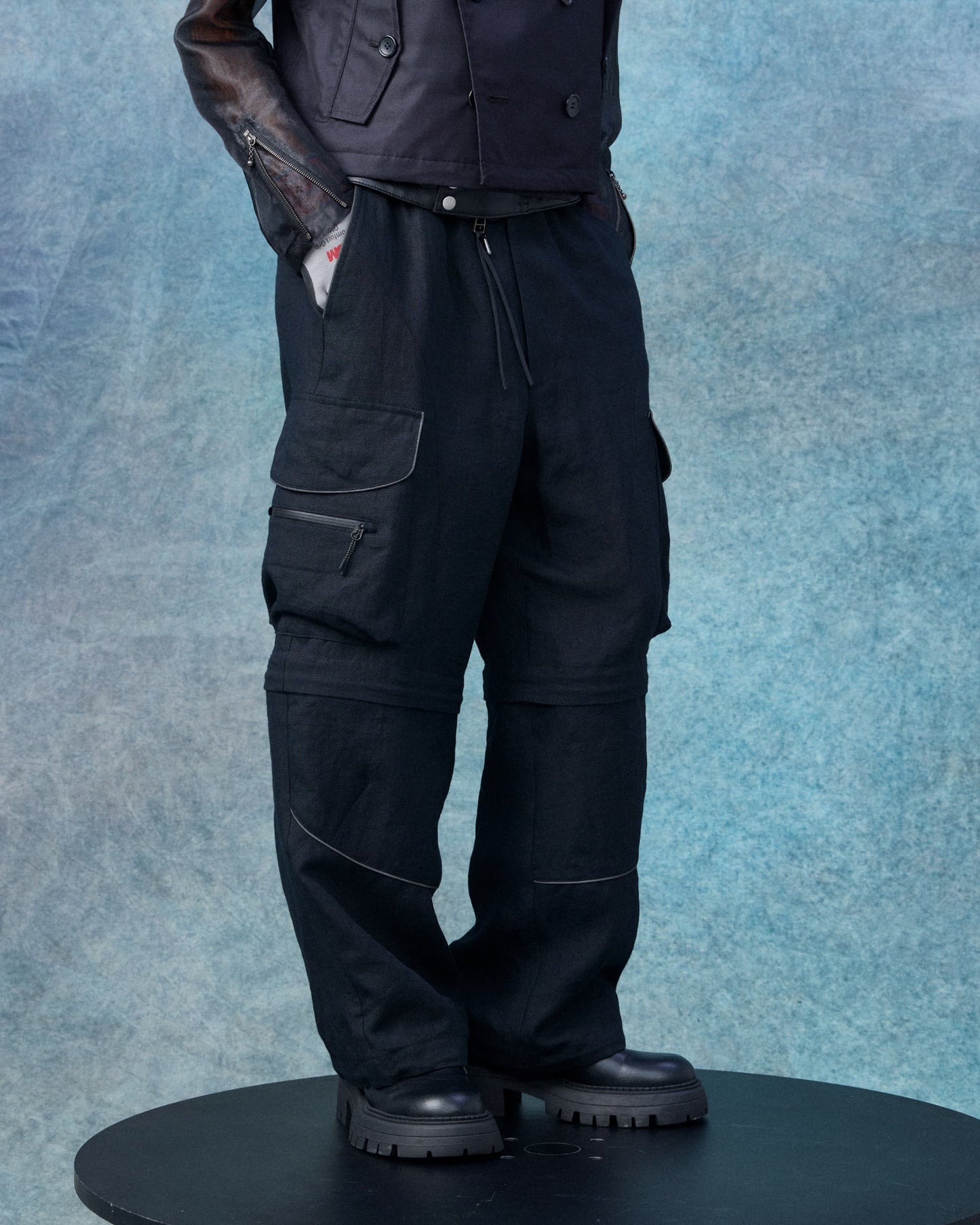 Linen Hemp Convertible Trousers