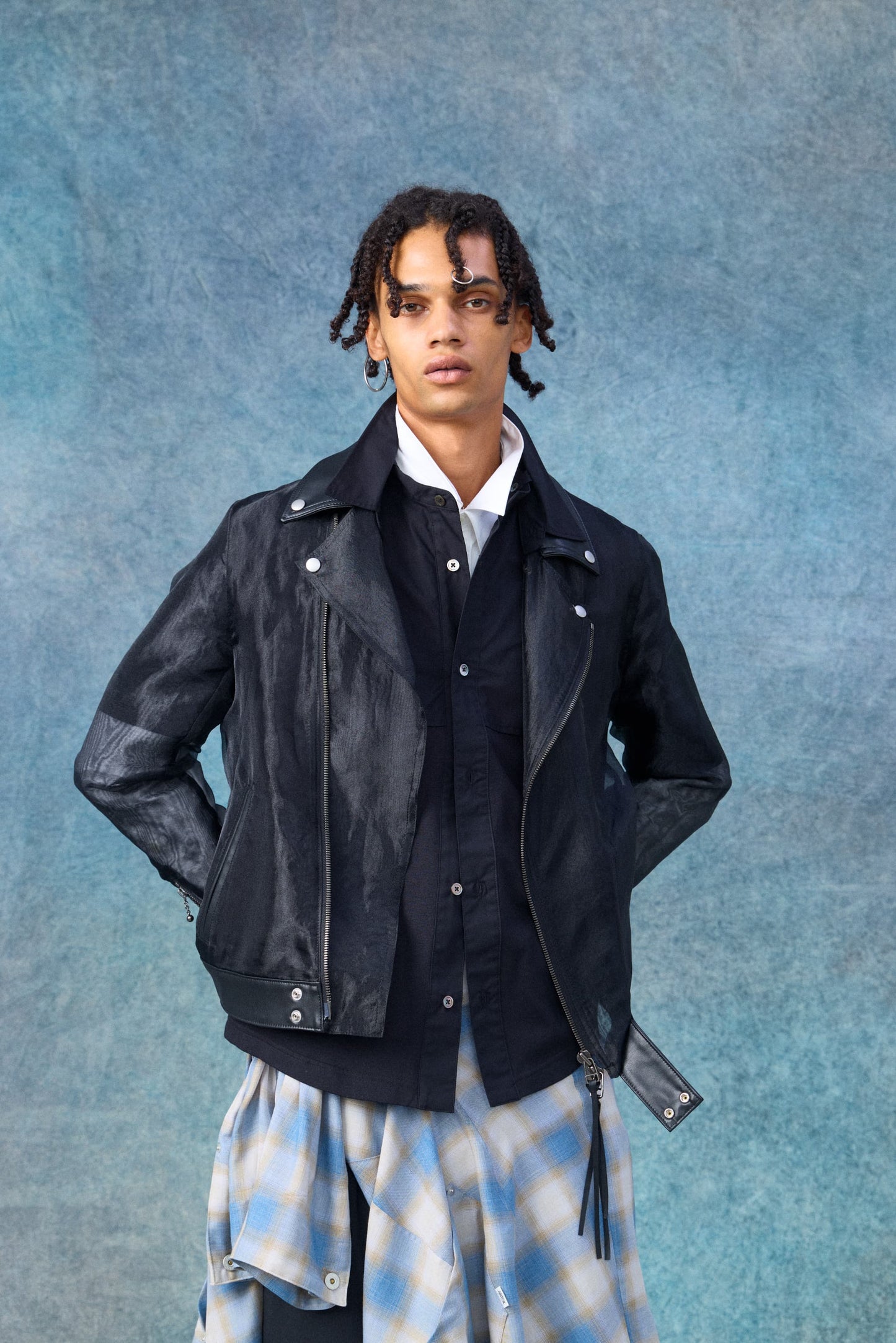 See Through Riders Jacket