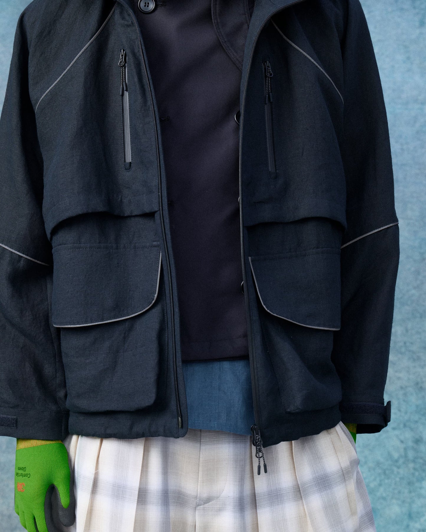 Linen Hemp Ventilated Hoodie