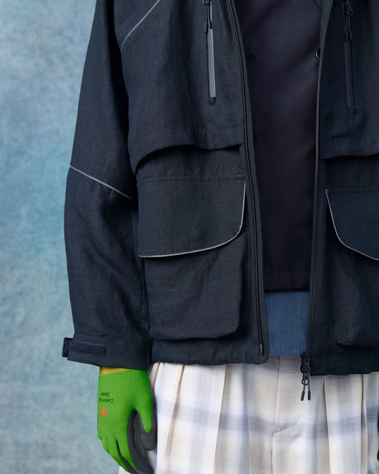 Linen Hemp Ventilated Hoodie