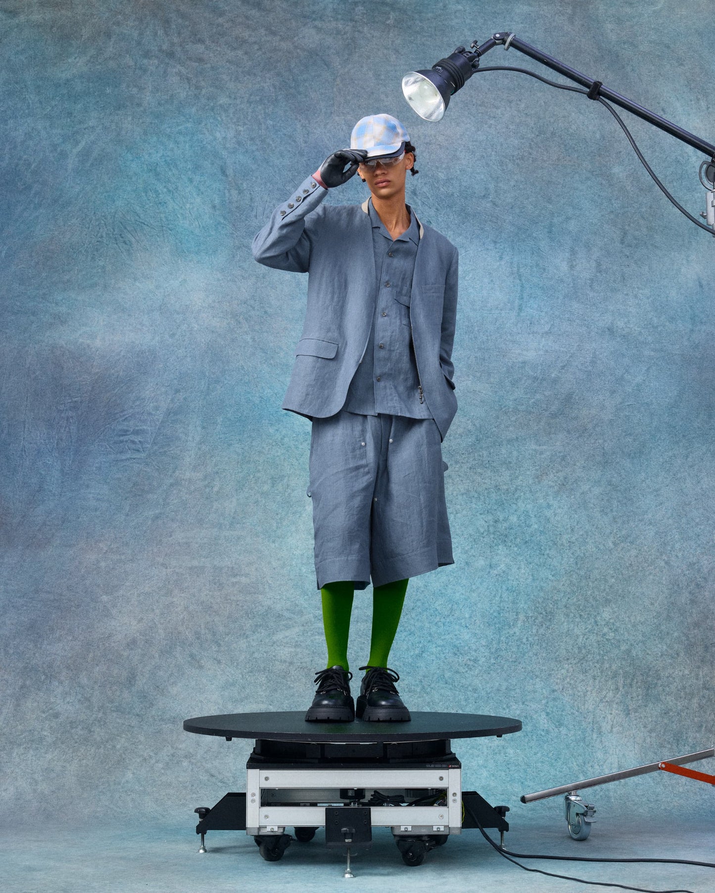 W Knee Easy Shorts(Linen)