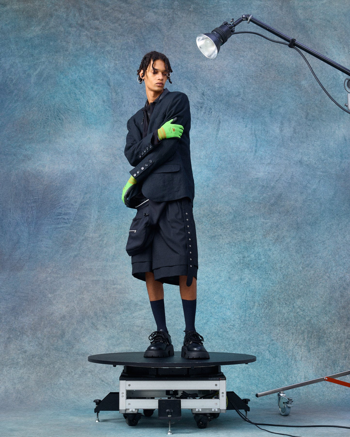 Linen Hemp Zip Skipper Jacket