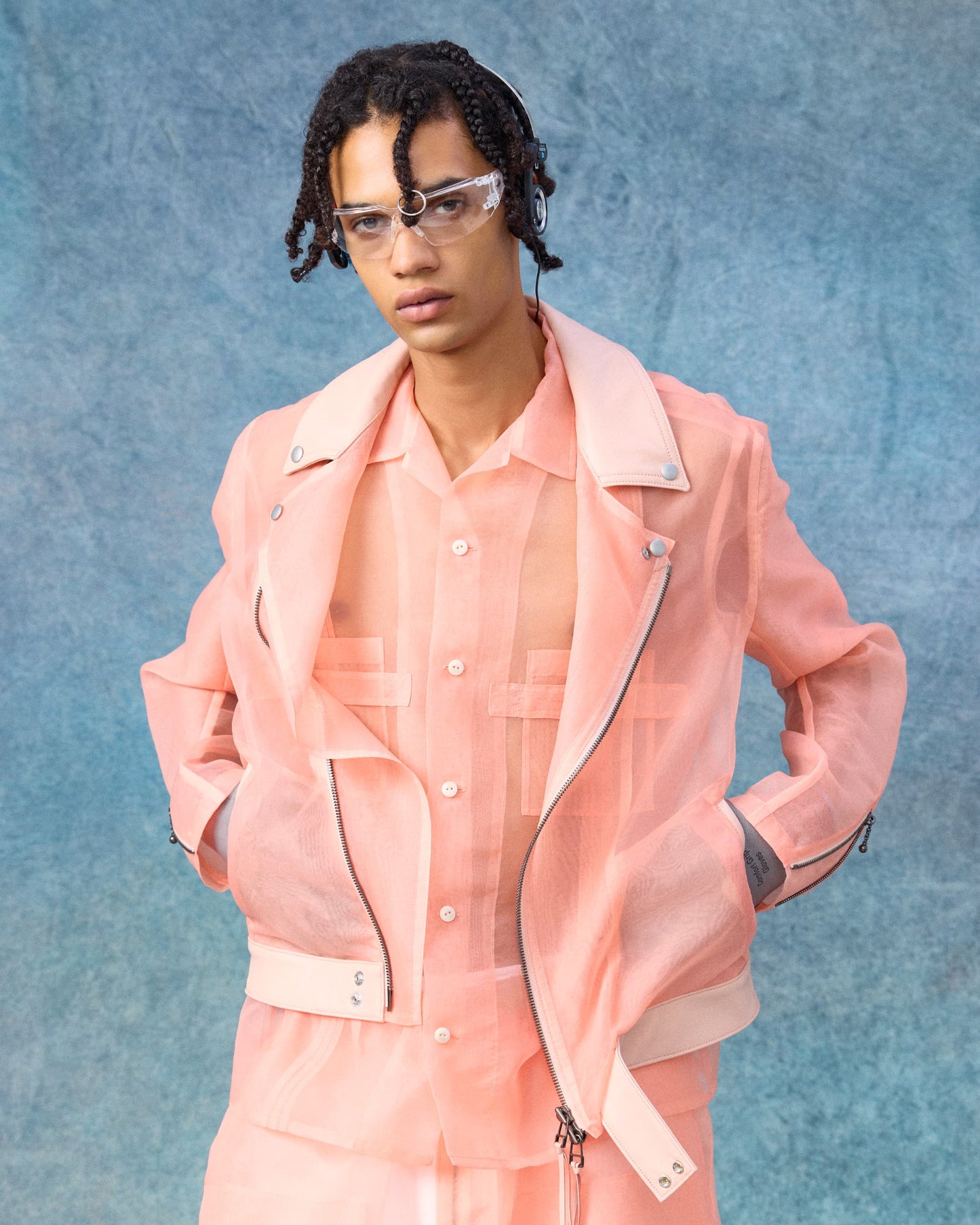 See Through Riders Jacket