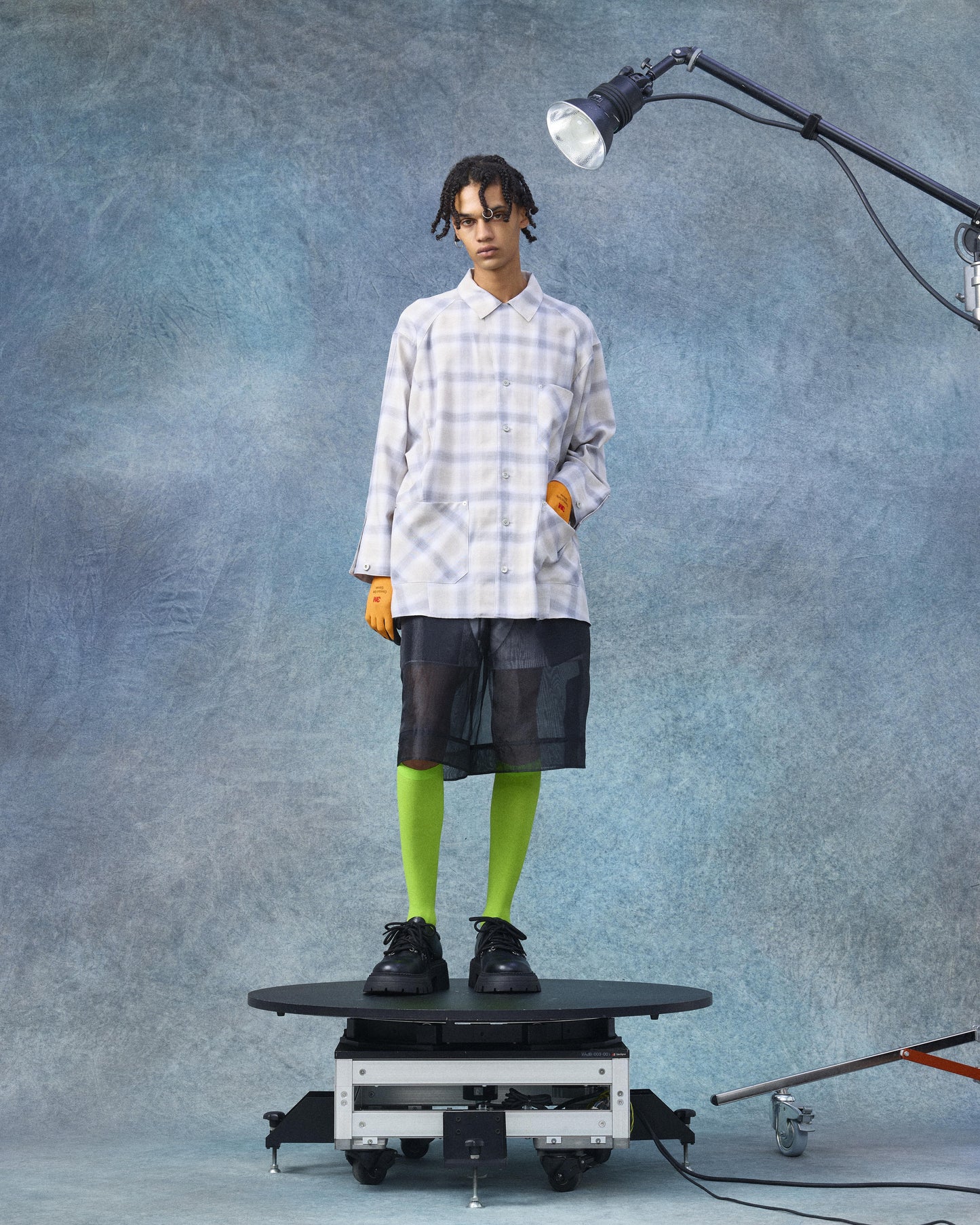 W Knee Easy Shorts(Organdy)