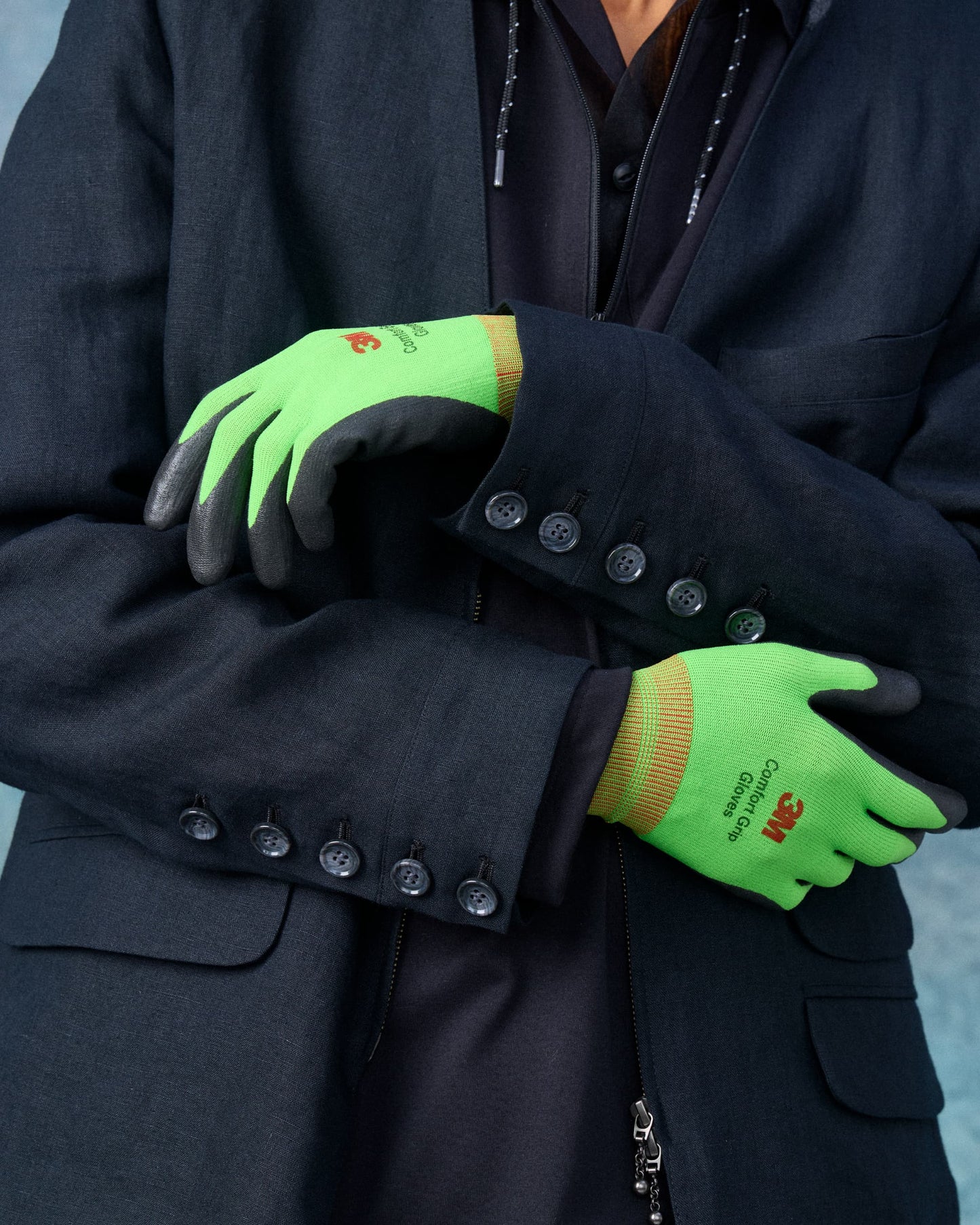 Linen Hemp Zip Skipper Jacket