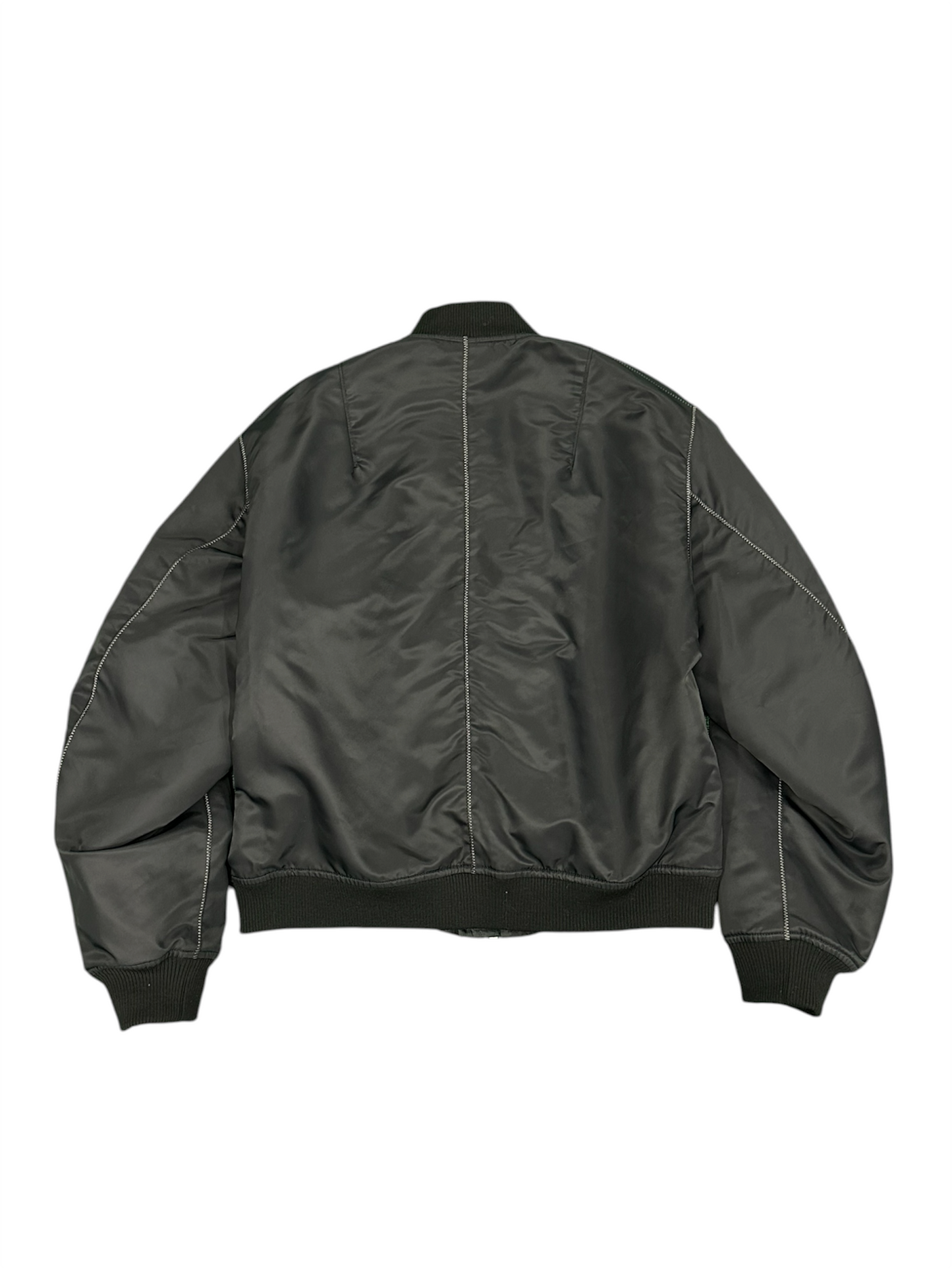 ZIG ZAG STITCH MA-1 / BLACK