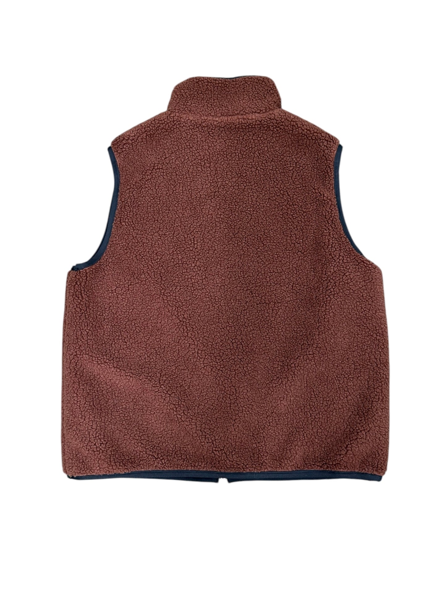 REVERCIBLE QUILTING VEST / BLACK&BROWN