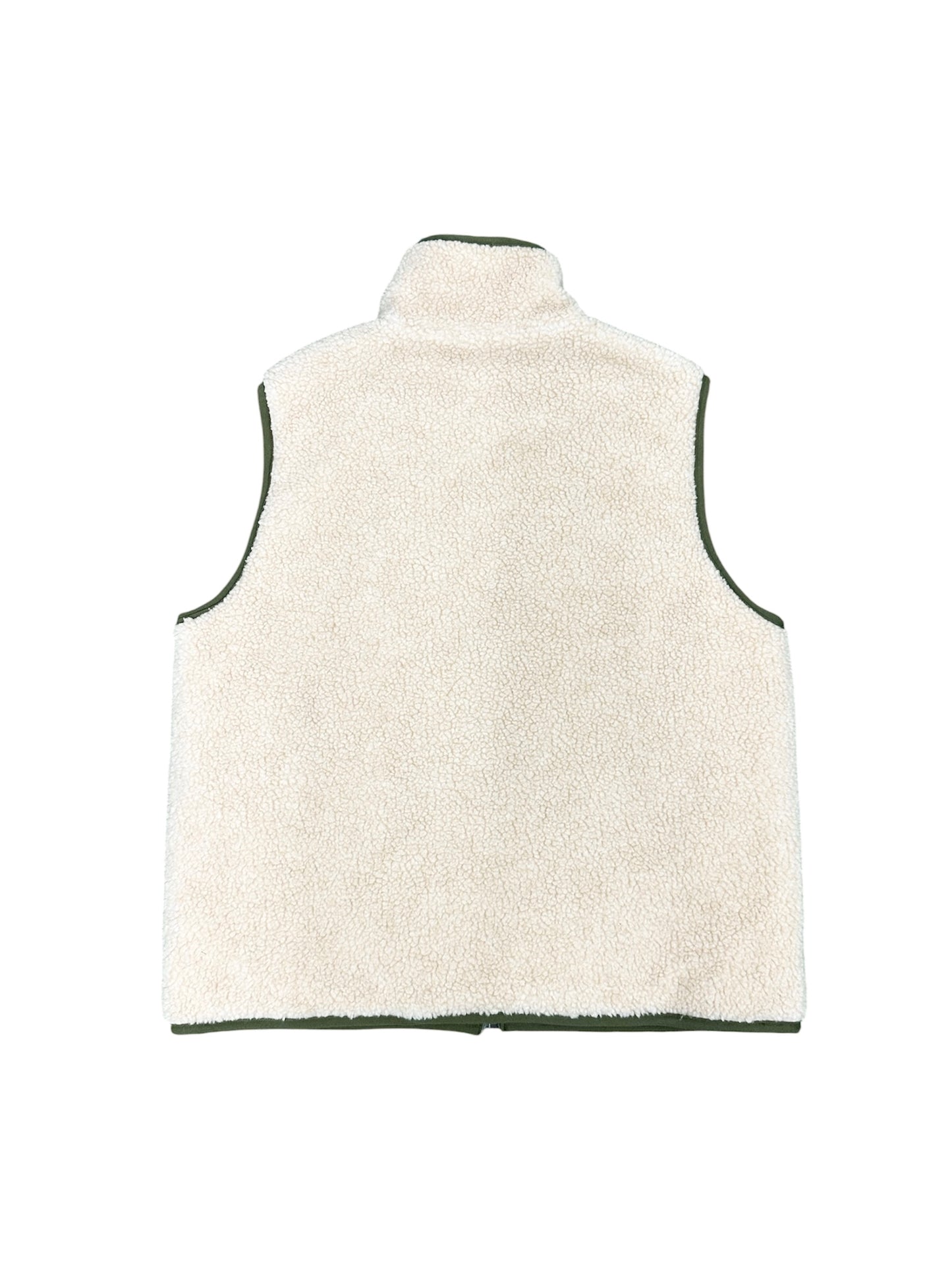 REVERCIBLE QUILTING VEST / OLIVE&BEIGE