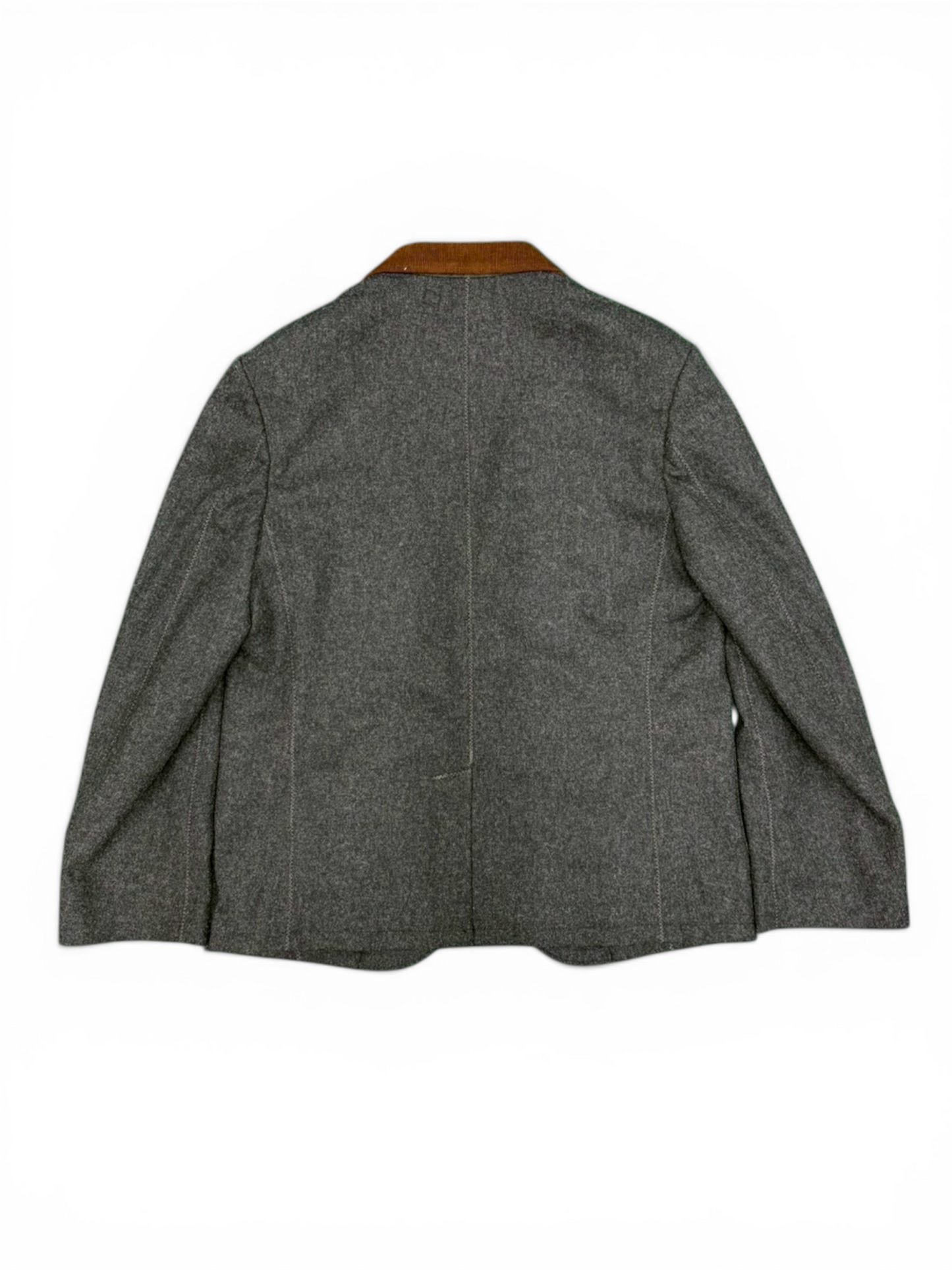 ZIG ZAG STITCH JACKET / CHARCOAL
