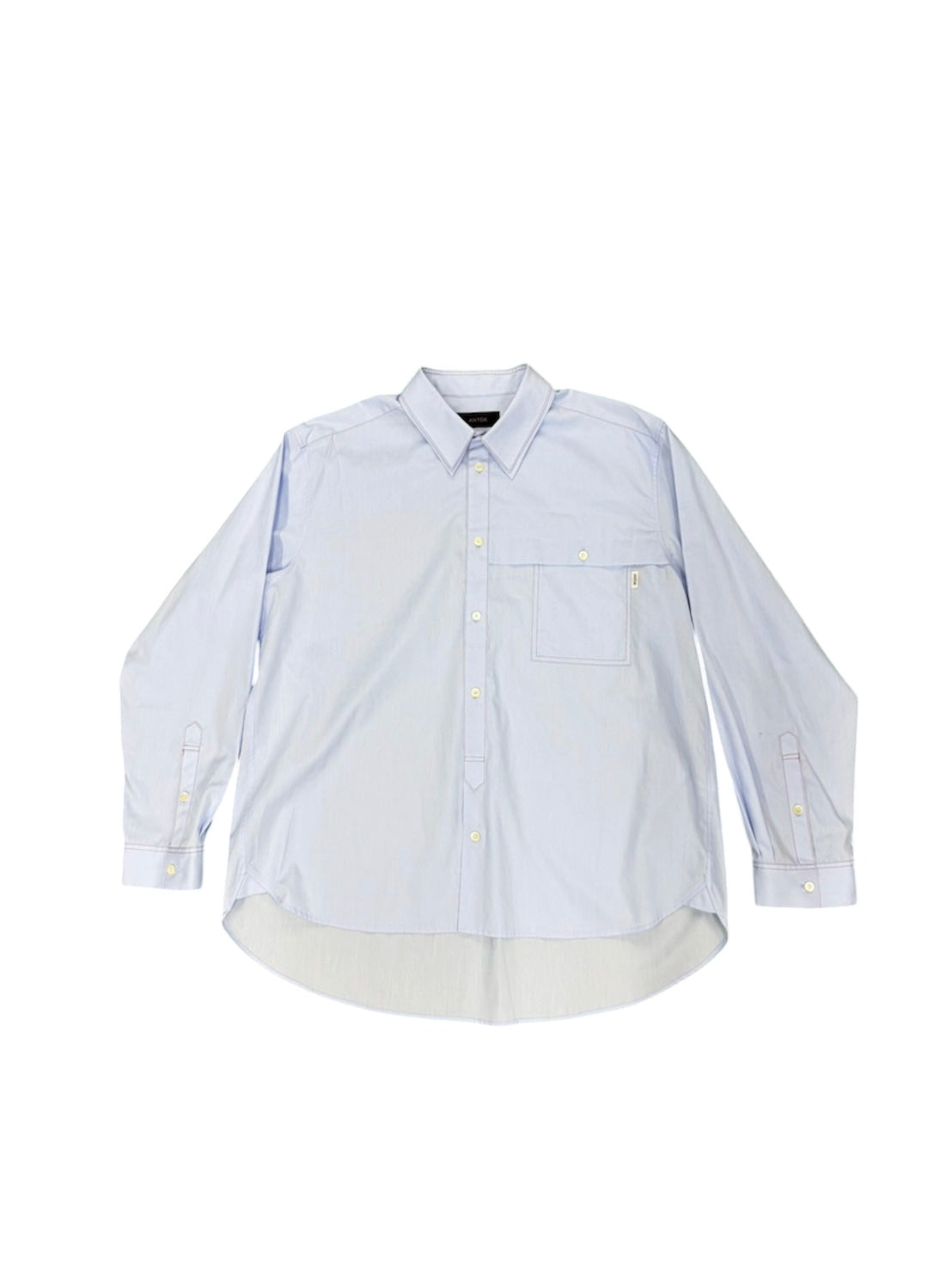 CONTRAST STITCH SHIRTS / SAX