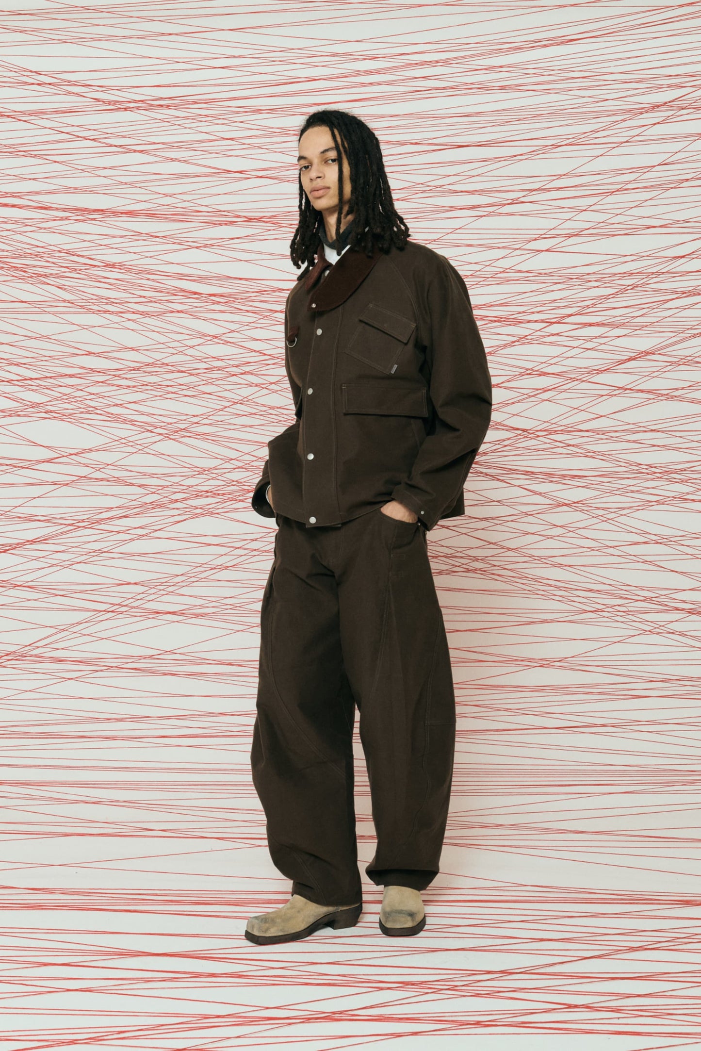 5POCKET CURVE PANTS / OLIVE