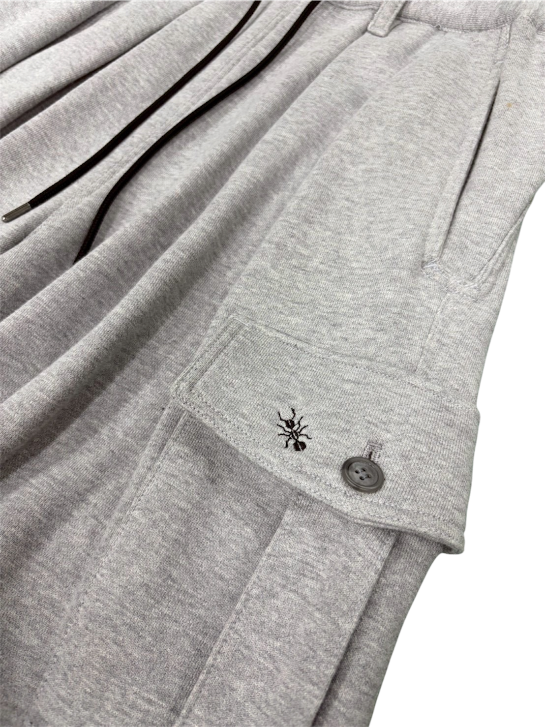 SWEAT CARGO PANTS / GRAY