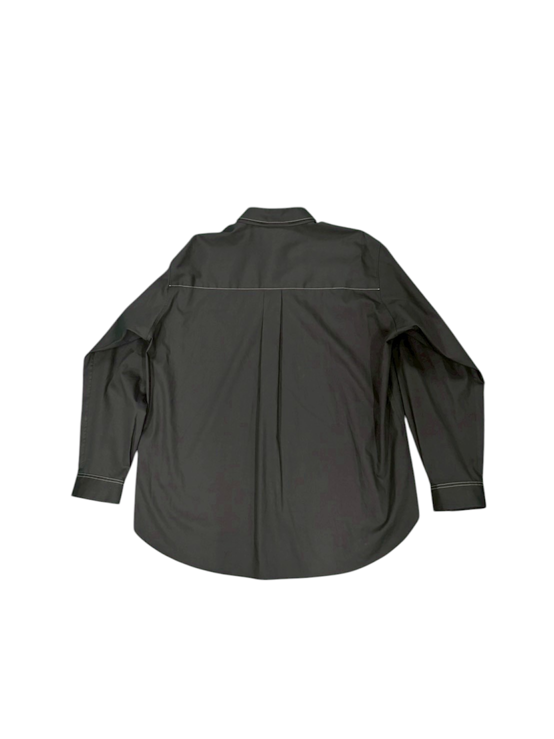 CONTRAST STITCH SHIRTS / BLACK