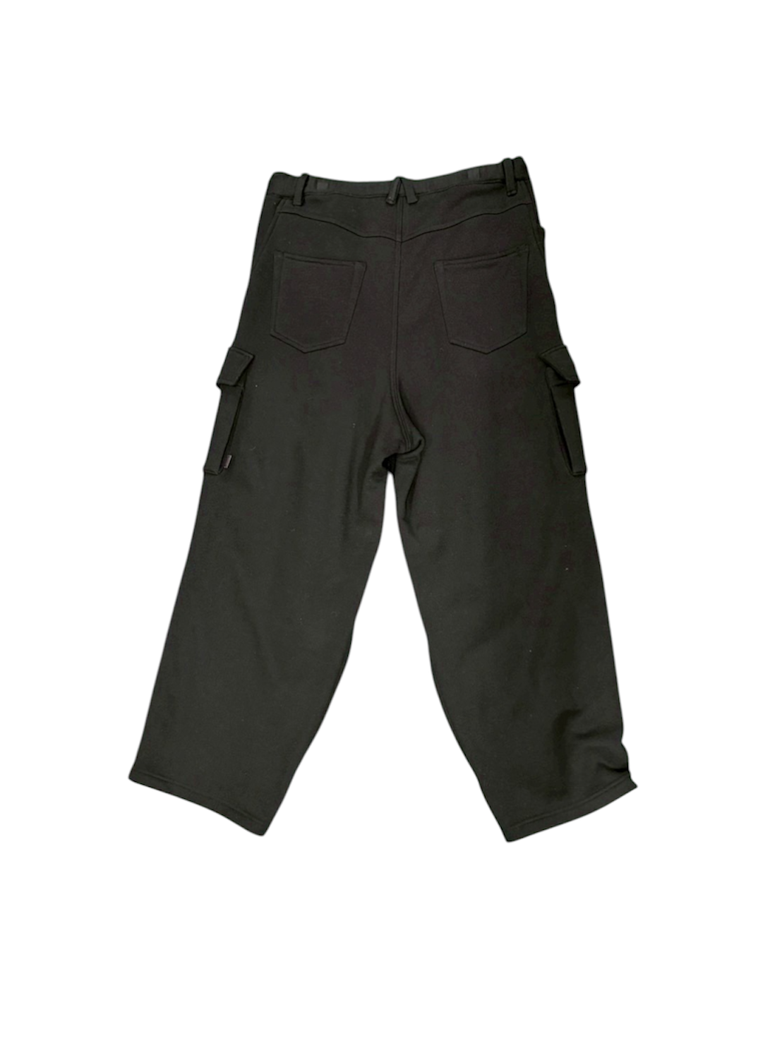 SWEAT CARGO PANTS / BLACK