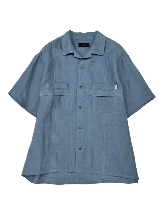 Open collar Shirts(Linen)