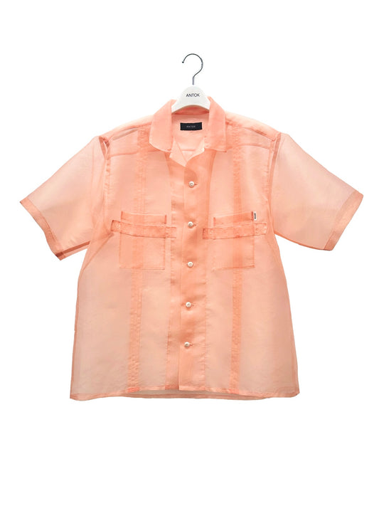 Open Collar Shirts(Organdy)