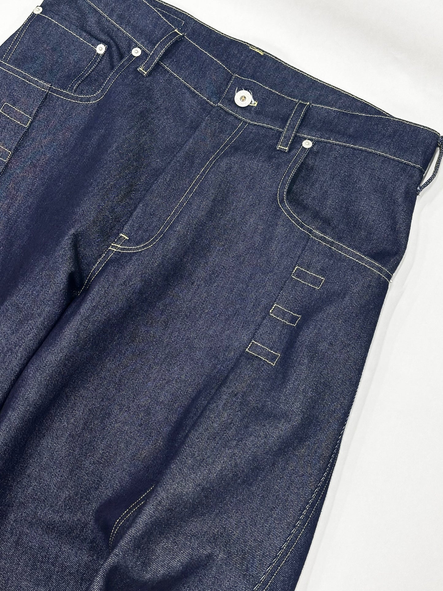 Curve Tuck Pants(Denim)